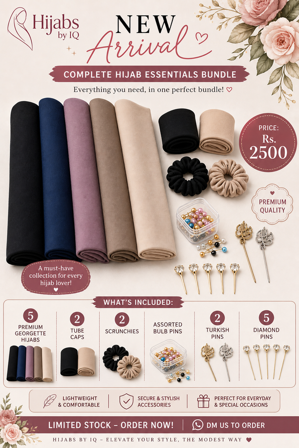 Elegant Hijab Bundle — Only Rs. 2500 💖