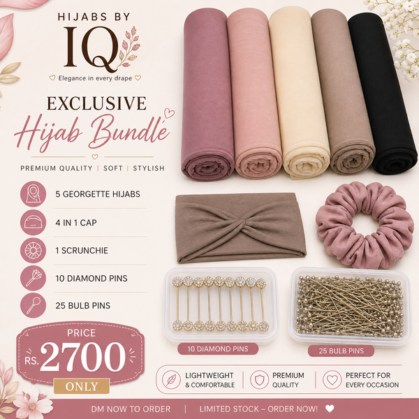 Elegant Hijab Bundle — Only Rs. 2700 💖